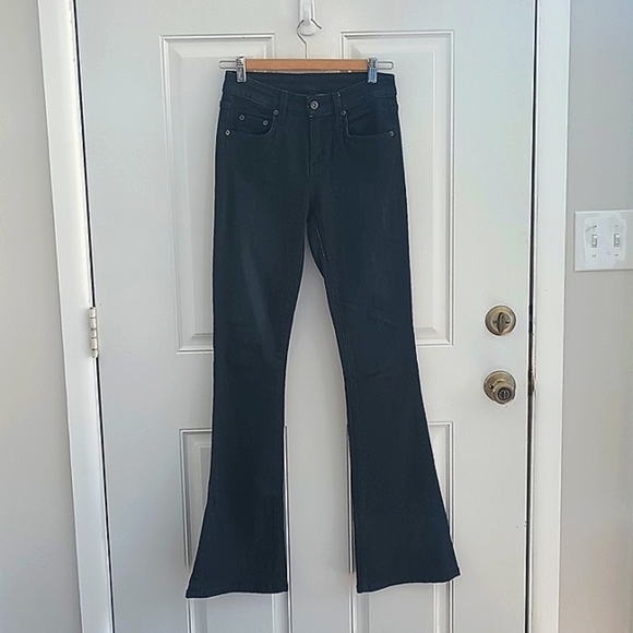 Carmar dark wash flare denim jeans size 25 in really good used condition - Picture 1 of 12